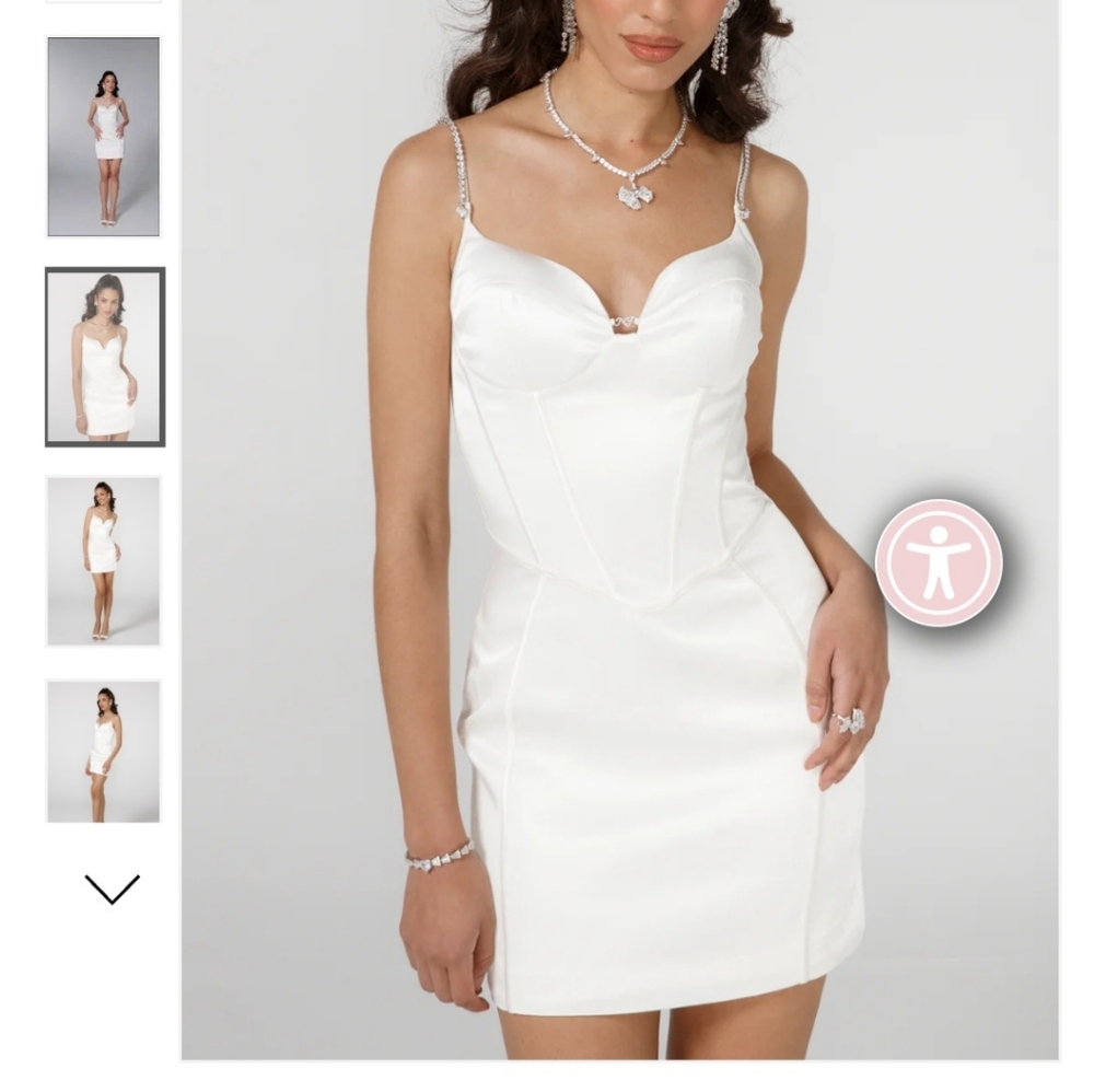Nana Jaqueline Diamond Slip Dress